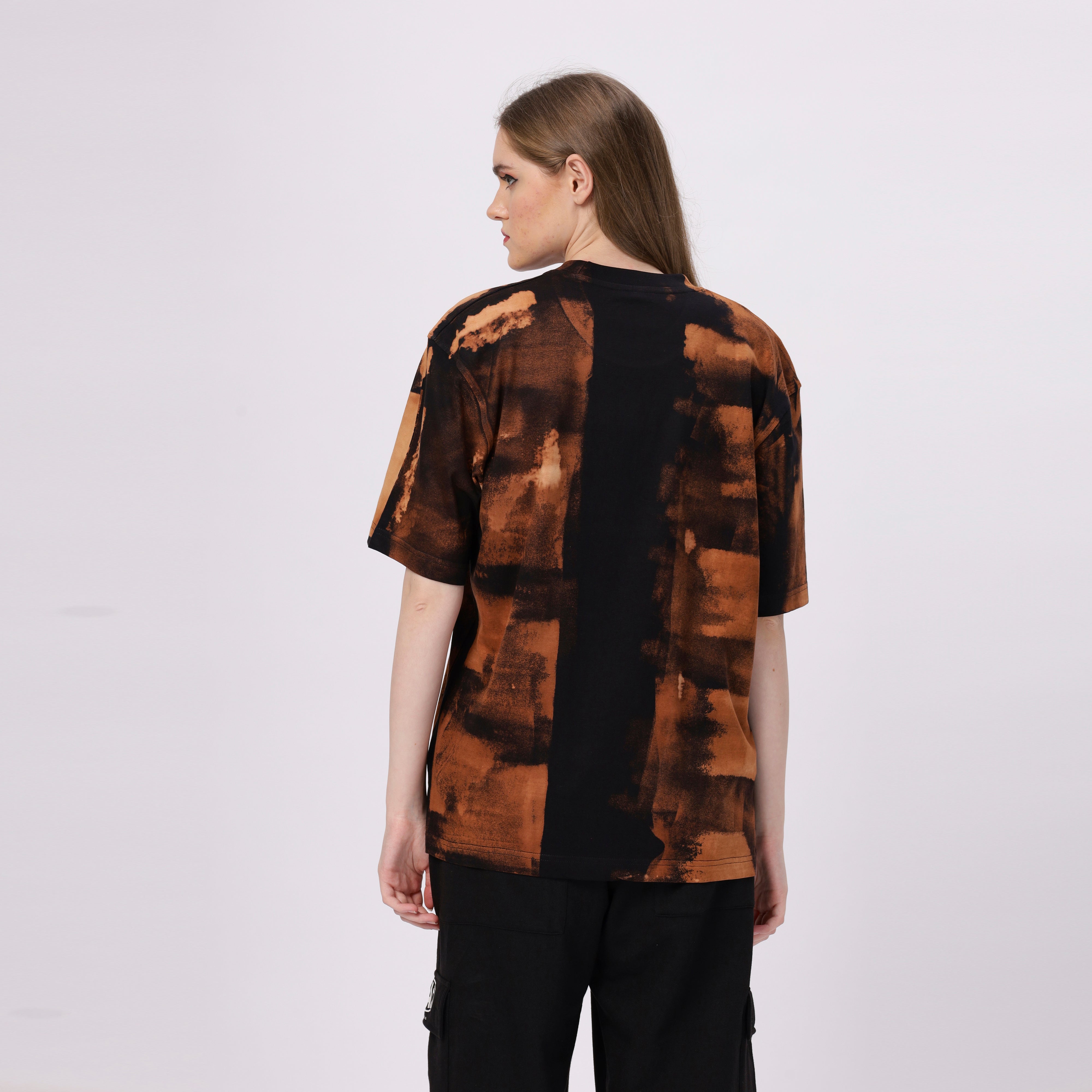 Alfaq Orignal Middle Black Oversized Tshirt - Alfaq